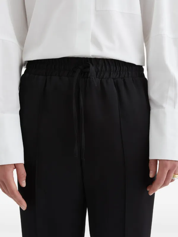 【定価¥137,500】JIL SANDER センタープレスパンツ Jil Sander センタープレス パンツ | ブラック | FARFETCH JP