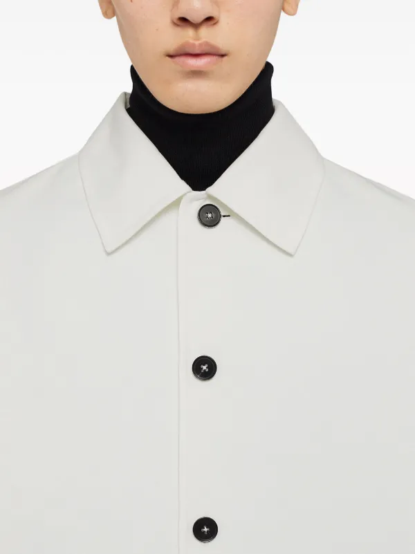 Jil Sander シャツジャケット | ホワイト | FARFETCH JP