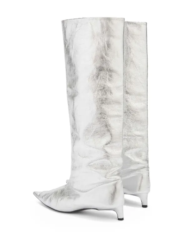 Zara metallic clearance boots