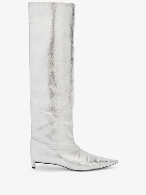 Jil Sander botas altas con tacón de 30mm