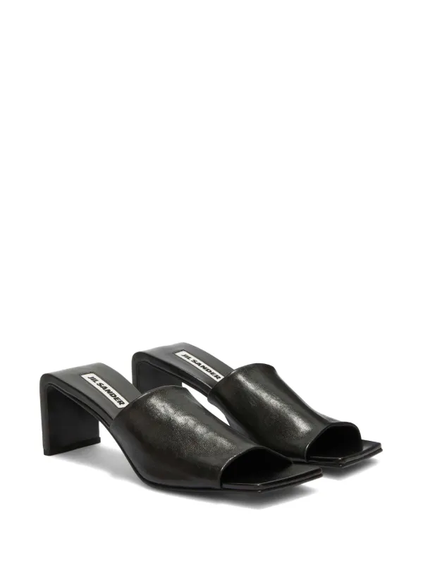 【Jil Sander】60mmレザーサンダル 直営店買付 JIL SANDER ジルサンダー メンズ レザー サンダル