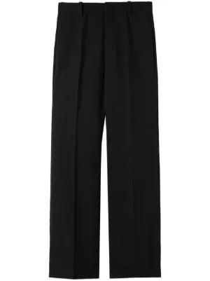 Tela pressed-crease wide-leg Trousers - Farfetch