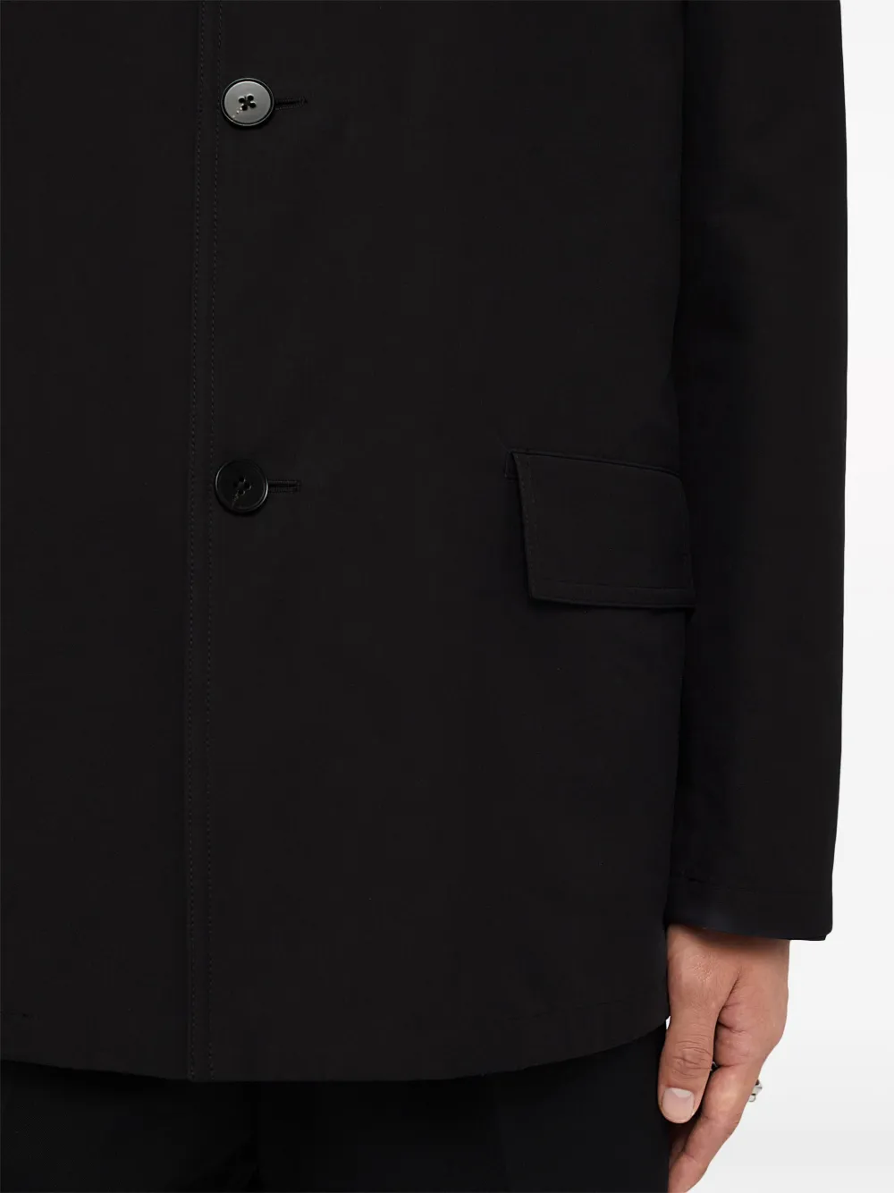 Jil Sander Gedeconstrueerd jack Zwart