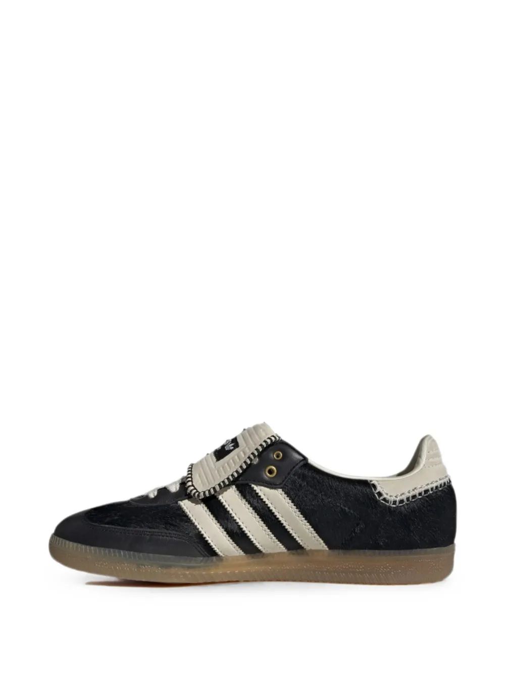 Adidas x Wales Bonner Leather Sneakers | Black | FARFETCH