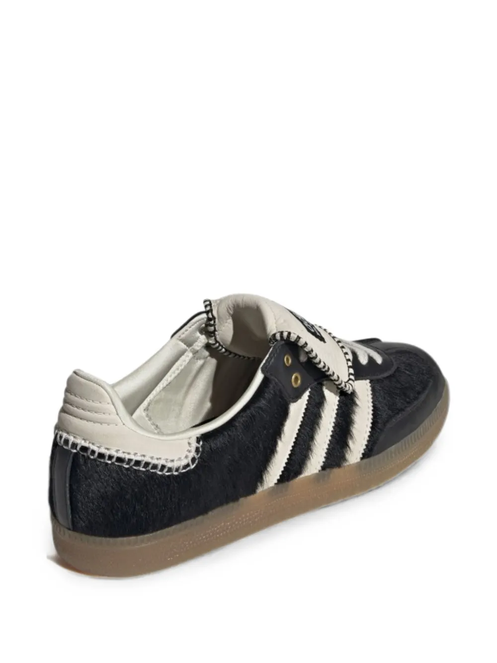 Adidas x Wales Bonner Samba Pony Tonal Leather Sneakers | Black