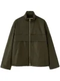 Jil Sander funnel-neck padded jacket - Green