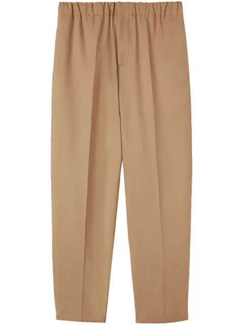 Jil Sander elasticated-waistband tapered trousers