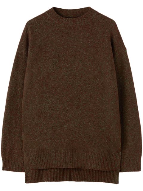 Jil Sander melange-effect wool-blend jumper