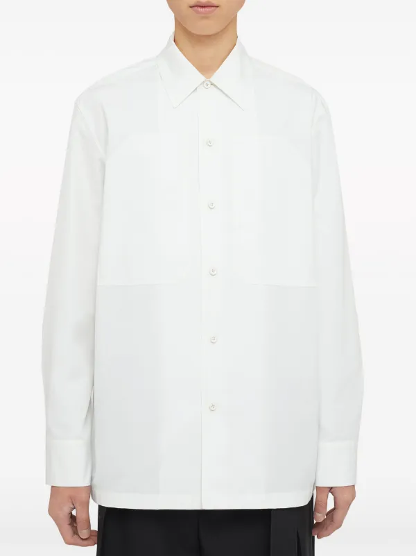 【Jil Sander】フロントポケット フードスウェットシャツ Jil Sander】 ジルサンダー フード付き スウェットシャツ (Jil