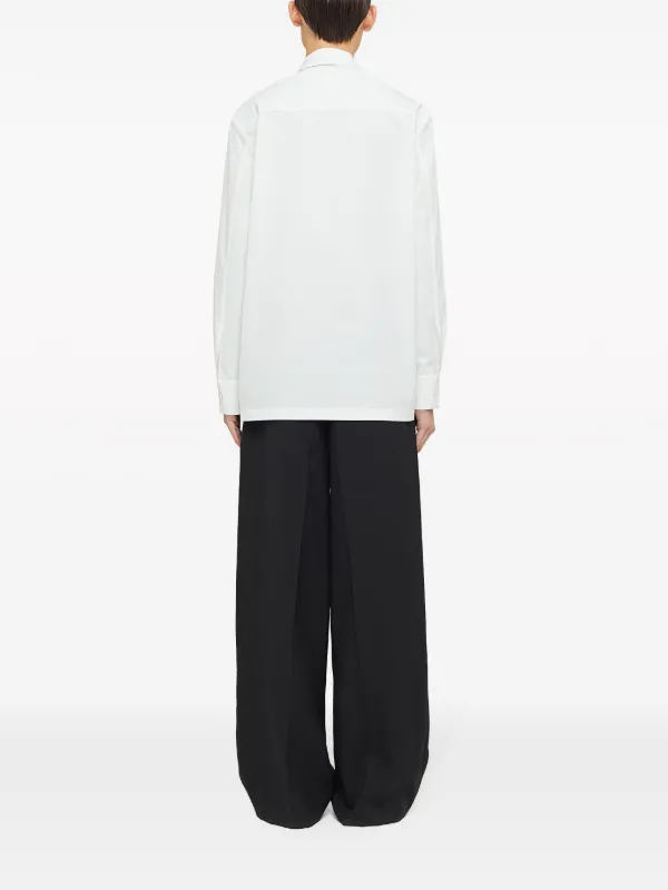 Jil Sander パッチポケット シャツ | ホワイト | FARFETCH JP