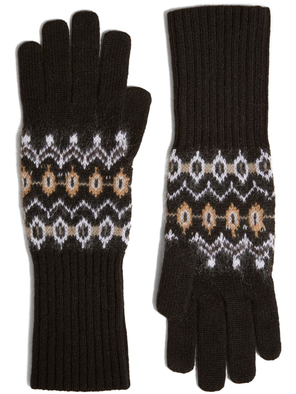 Khaite The Vail Cashmere Gloves In Black