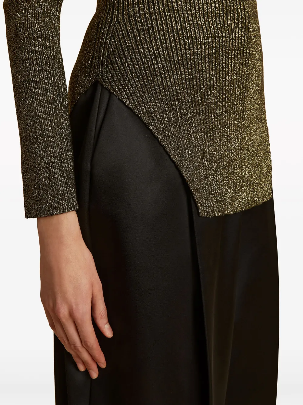KHAITE The Maria off-shoulder jumper | Image 6