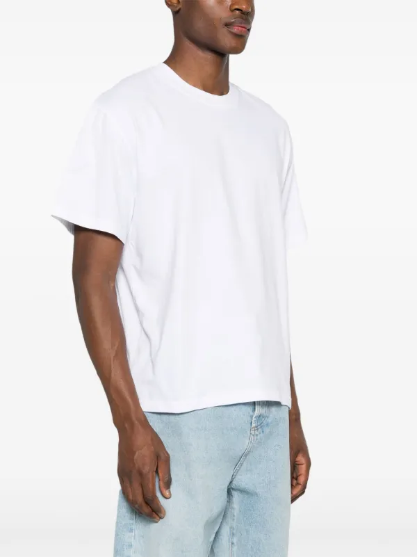 SANDRO round-neck T-shirt | White | FARFETCH