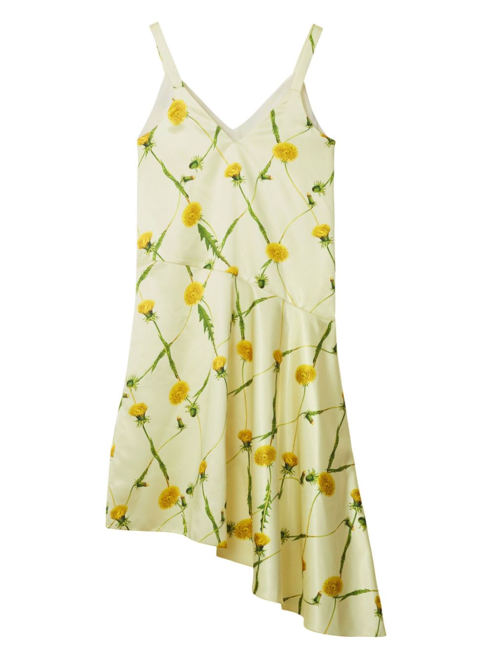 Burberry Dandelion-print silk satin minidress Women