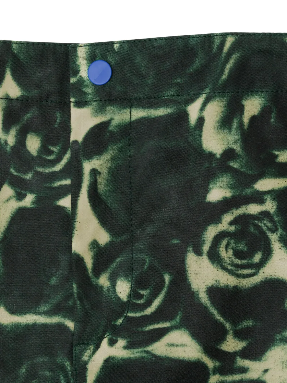 Burberry Rok met roosprint Groen