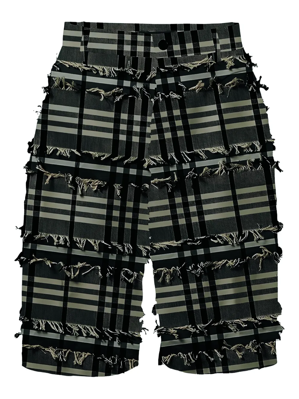 Henrik Vibskov Fast Fringed Shorts In Black