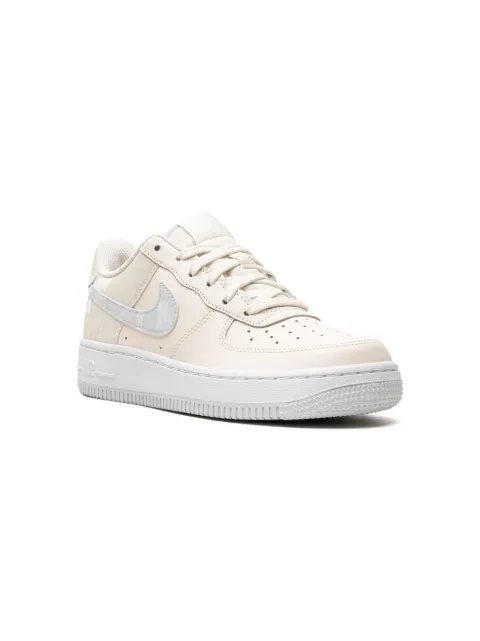 Nike Kids Air Force 1 "Pale Ivory / Sea Glass / White / Football Grey" sneakers