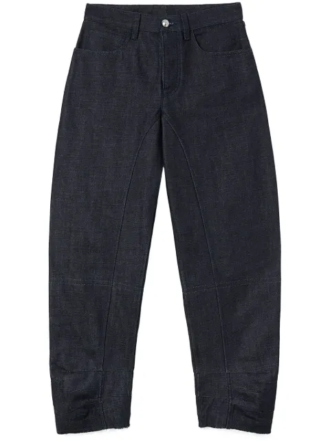 Jil Sander jeans capri con diseño ajustado