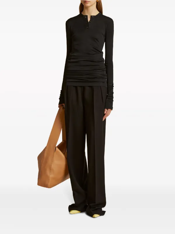 【送料&関税込】Khaite Cessie High-waist Straight Leg Trouse Khaite Cessie High-waist Straight Leg Trousers | italist