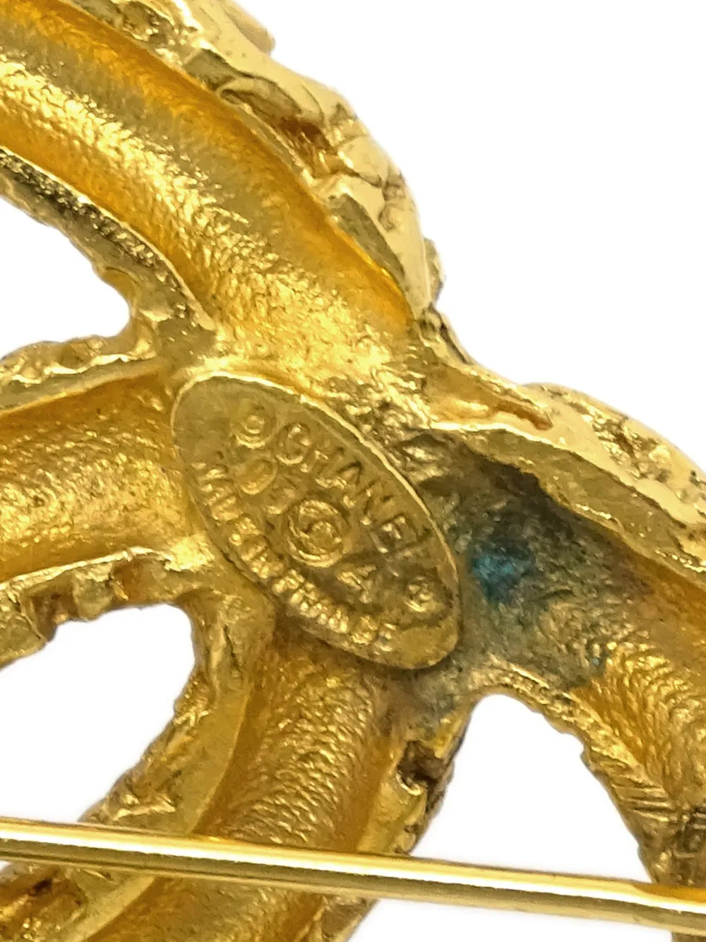 1993 Cc Tassel-Detail Brooch