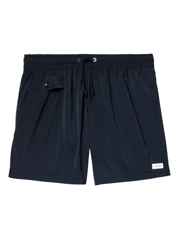 FURSAC Short De Bain à Logo Appliqué Bleu FARFETCH MA