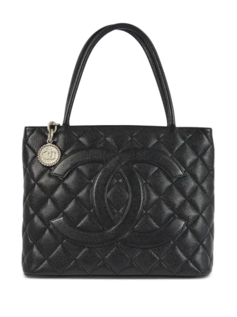 CHANEL 2000 Medallion leather tote bag Women