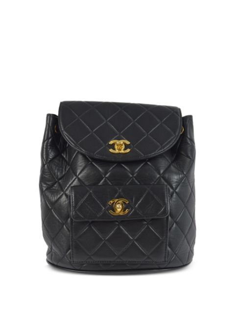 CHANEL 1995 large Duma leather backpack Women