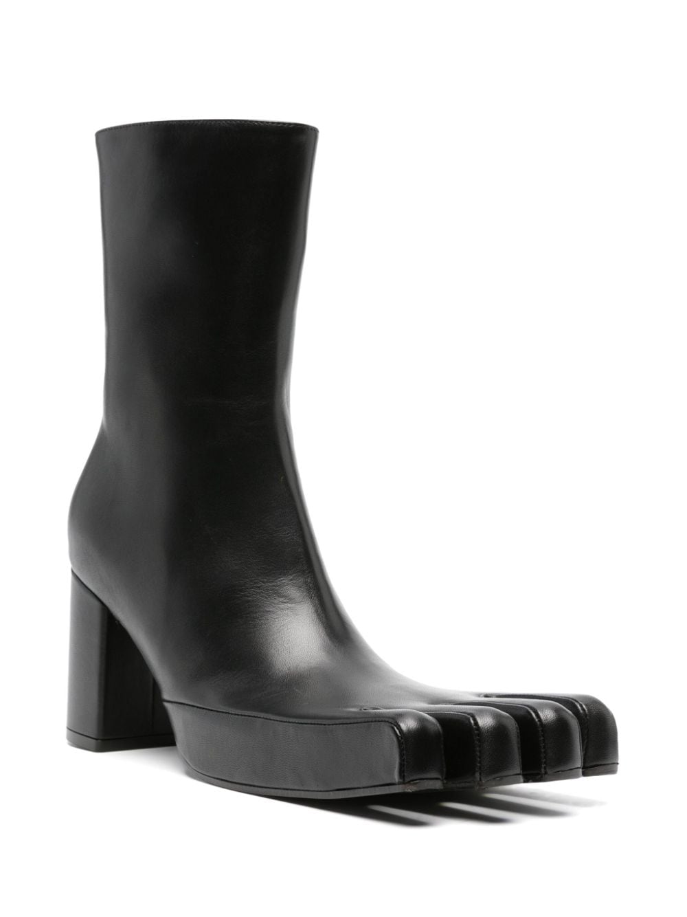 Shop Avavav Finger 85mm Leather Boots In Black