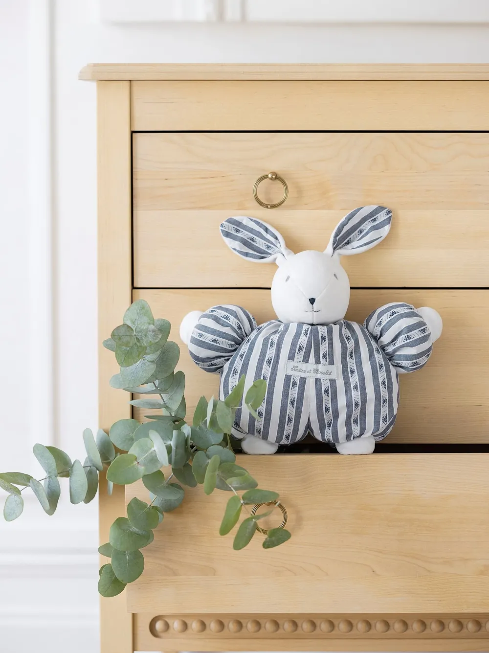 Tartine Et Chocolat 1977 Augustin The Rabbit knuffel Blauw