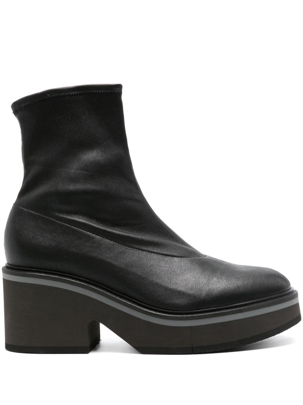 Clergerie Albana 75mm Leather Ankle Boots - Farfetch