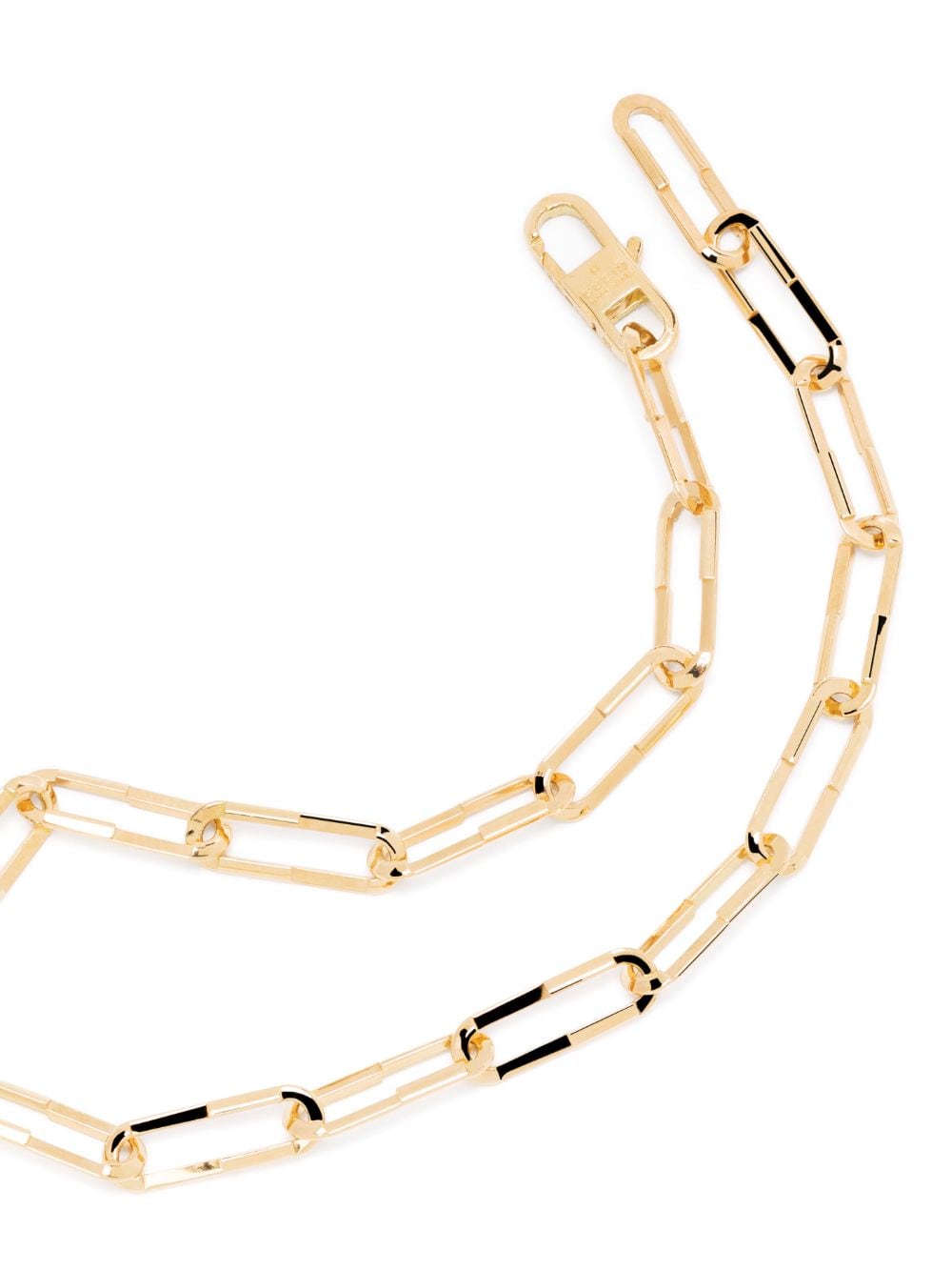 Pre-owned Gucci 18kt Yellow Gold Xs Link To Love Chain Bracelet In 金色