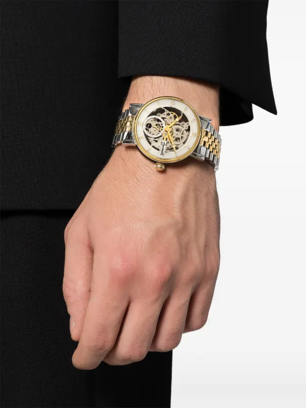 Ingersoll Watches The Herald 40mm men glass stainless steel One Size Silver