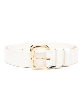 Jacquemus La Ceinture Ovalo レザーベルト | ホワイト