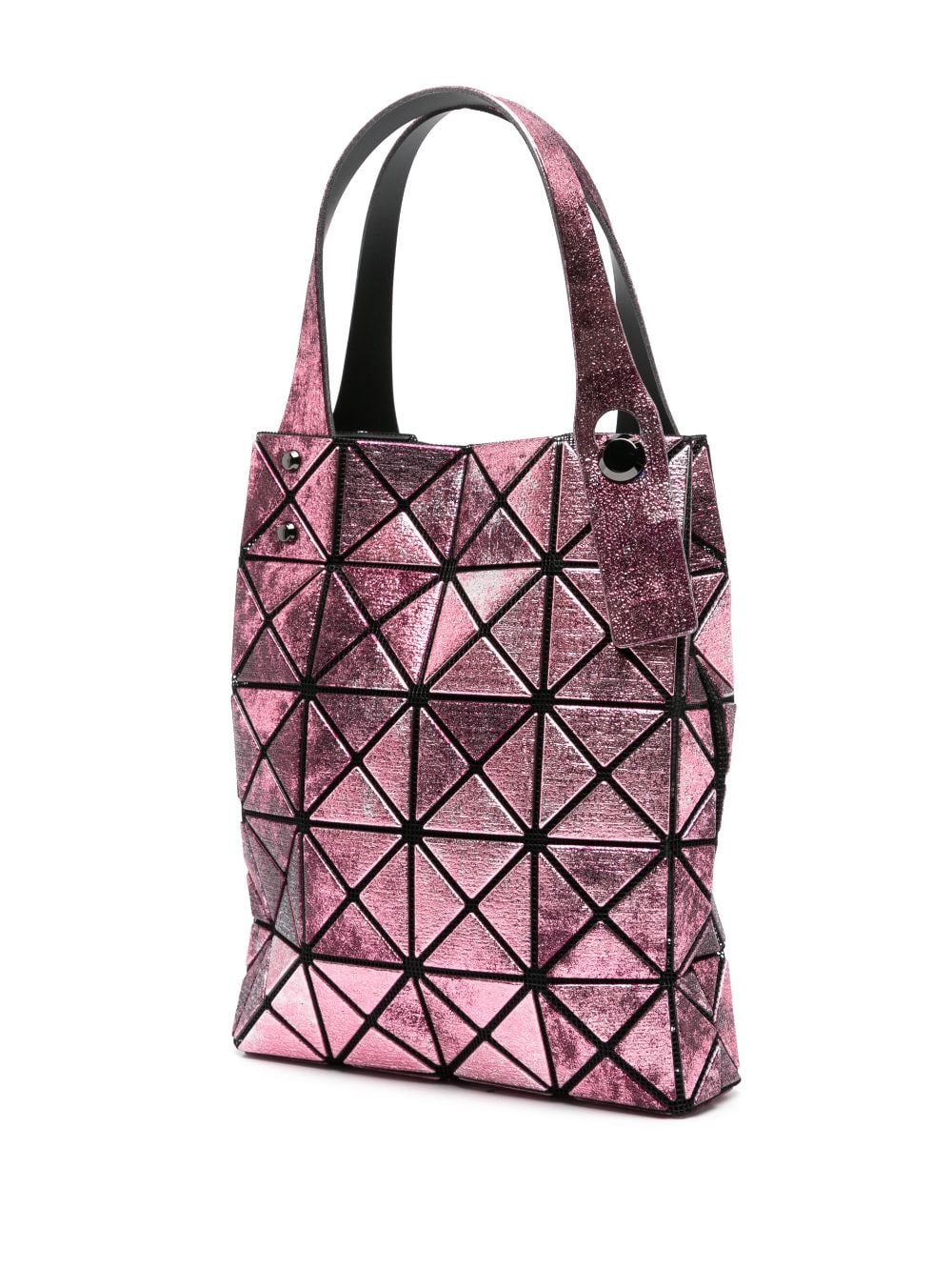 Shop Bao Bao Issey Miyake Platinum Nebula Metallic Tote Bag In Pink