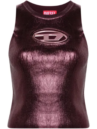 Diesel BR-M-Onerva Foiled Tank Top - Farfetch
