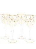 Les-Ottomans x Browns Murano wine glasses (set of four) - Neutrals