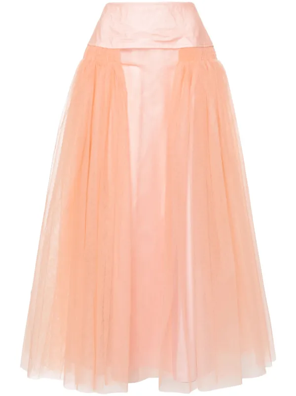 Girls tulle maxi skirt best sale