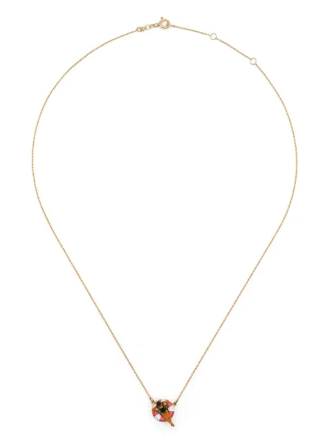 Aliita 9kt yellow gold Flotadora necklace