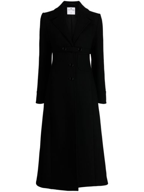 Courrèges single-breasted A-line coat