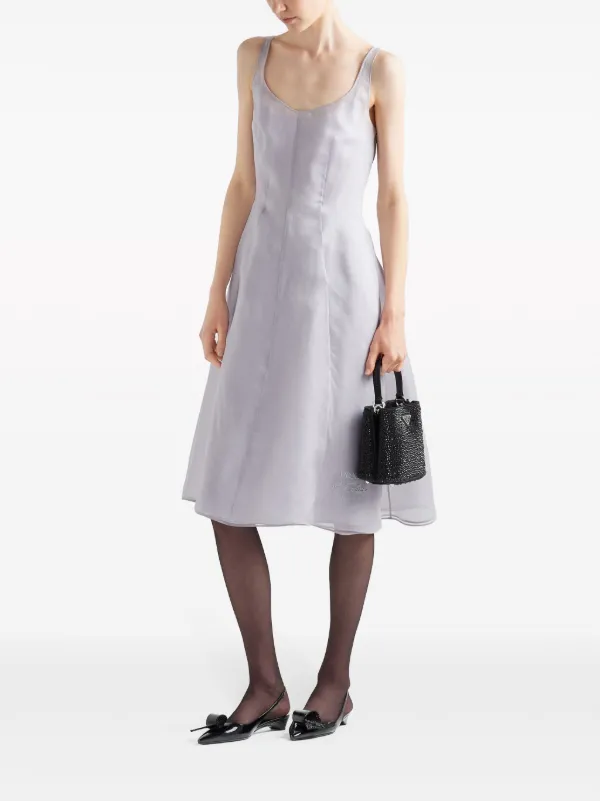 ワンピース Prada Dress Prada Re-Edition 1995 Organza Dress | Purple | FARFETCH