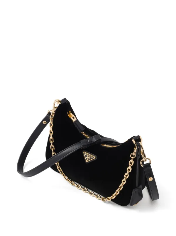 プラダ ミニバッグ プラダ（PRADA）シンボルエンブロイダリーファブリックミニ
