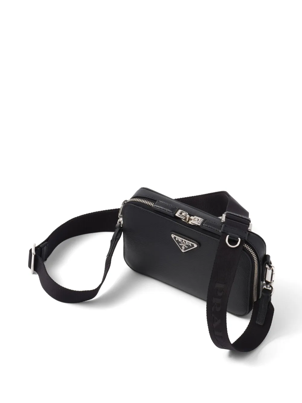 Prada leather 2025 crossbody bag