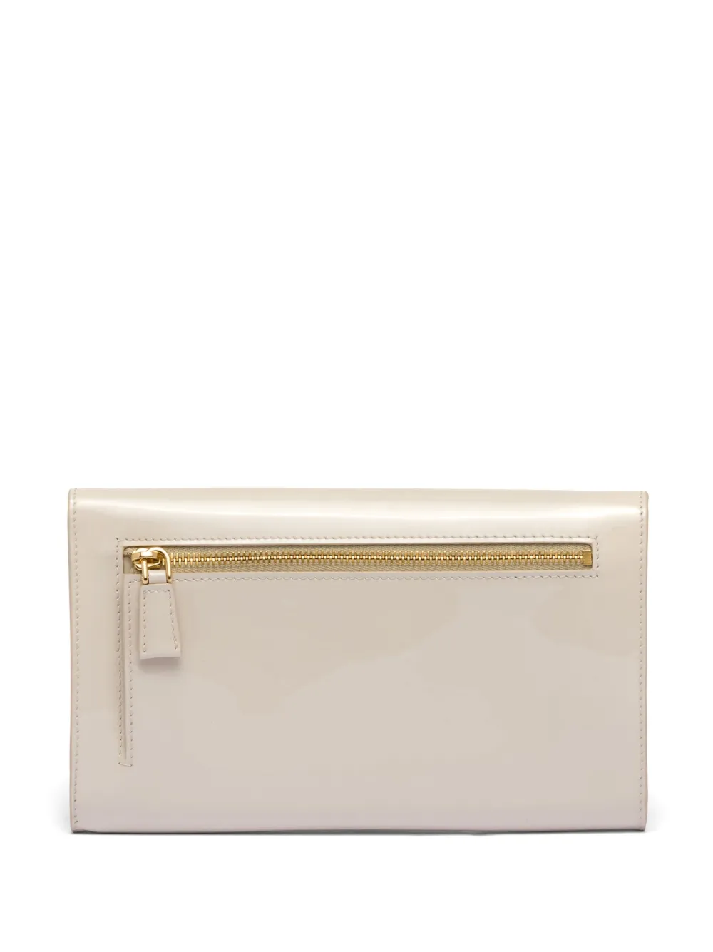 Prada Envelope clutch met logo - Beige