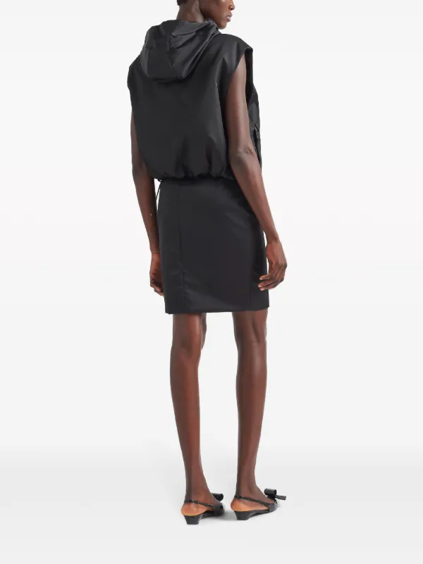 PRADA＊Re-Nylon pencil skirt ペンシルスカート＊送料込 Prada Re-Nylon Pencil Skirt | Black | FARFETCH