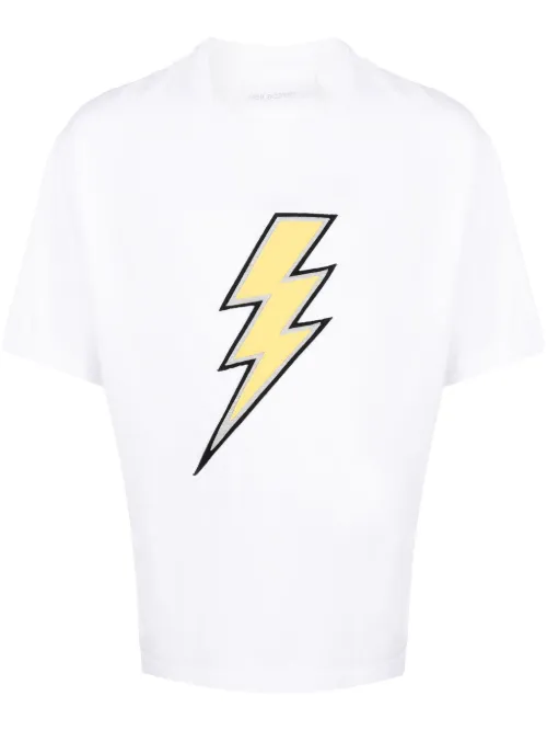 T-shirt à motif Thunderbolt brodé - Neil Barrett - Modalova