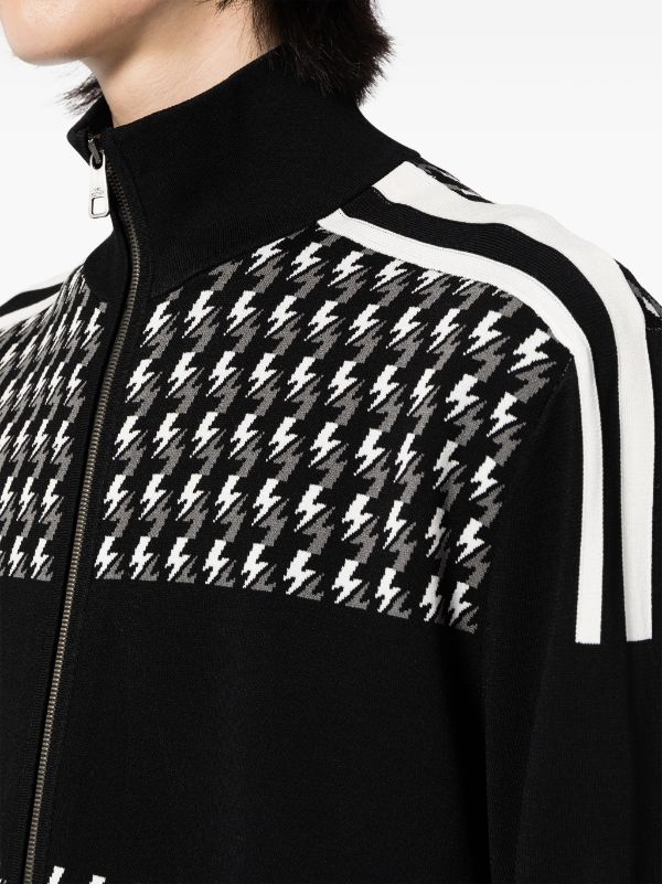 Neil Barrett Pied-De-Bolt zip-up Jacket - Farfetch