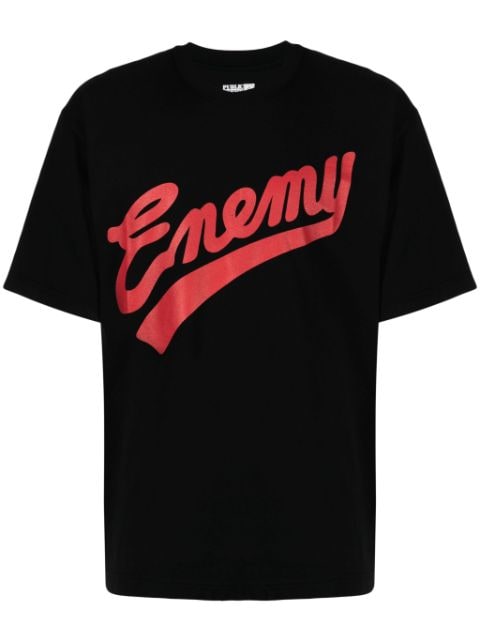 Neighborhood x Public Enemy logo-print cotton T-shirt