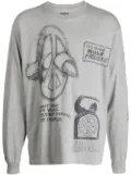 Neighborhood graphic-print cotton T-shirt - Grey