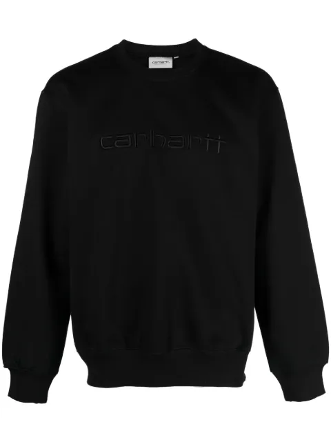 Carhartt WIP logo-embroidered cotton blend sweatshirt