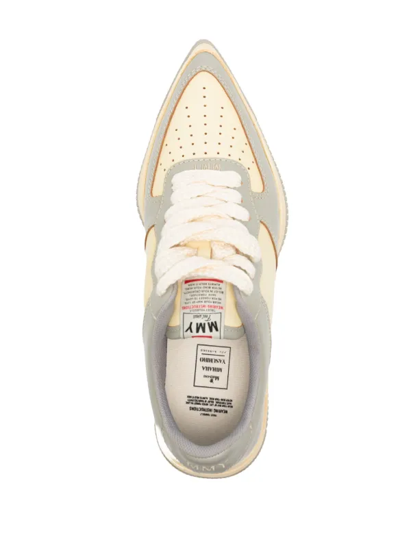 Pointed toe sneakers clearance leather